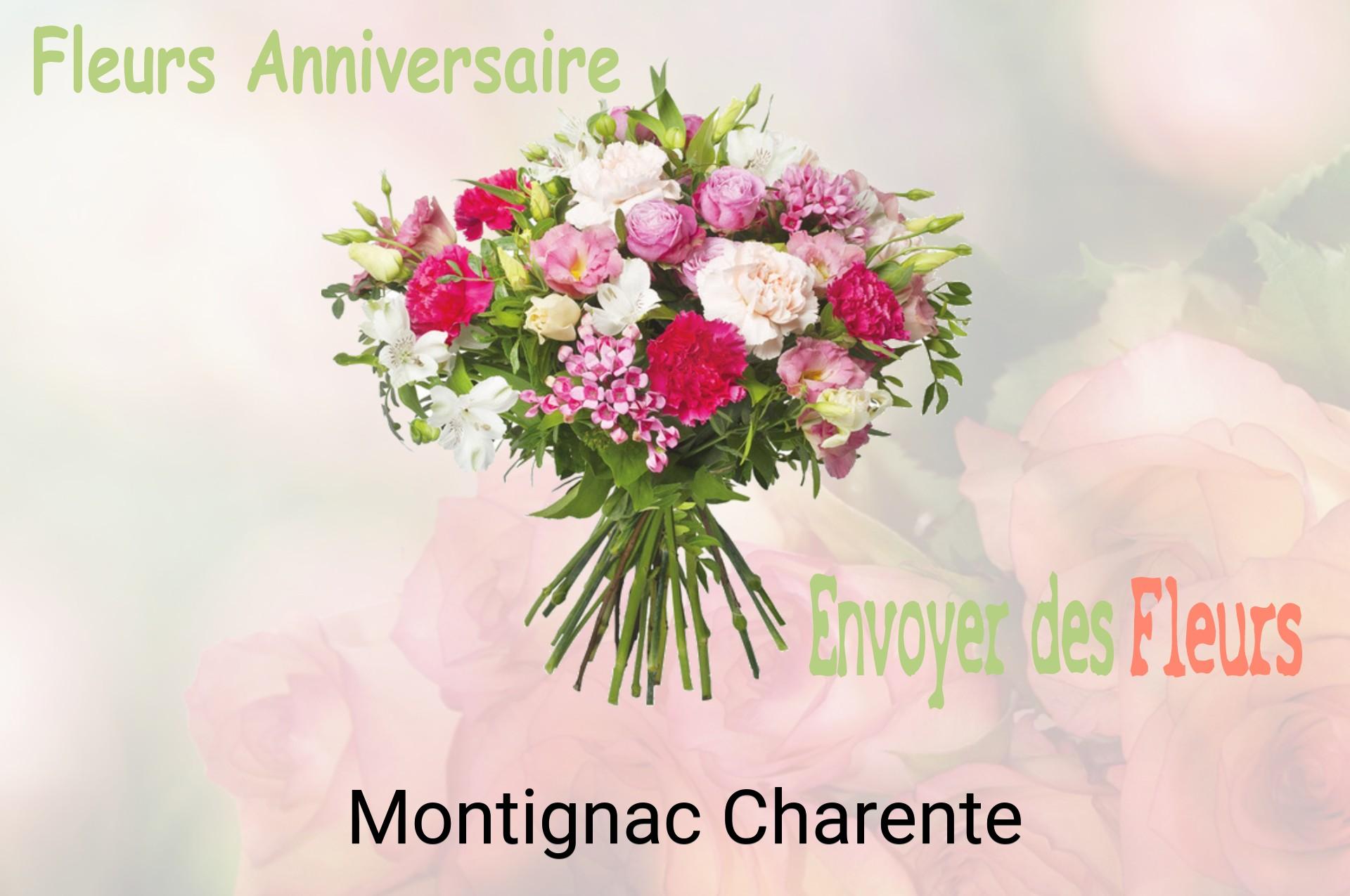 Bouquet de fleurs d’anniversaire livré à Montignac-Charente